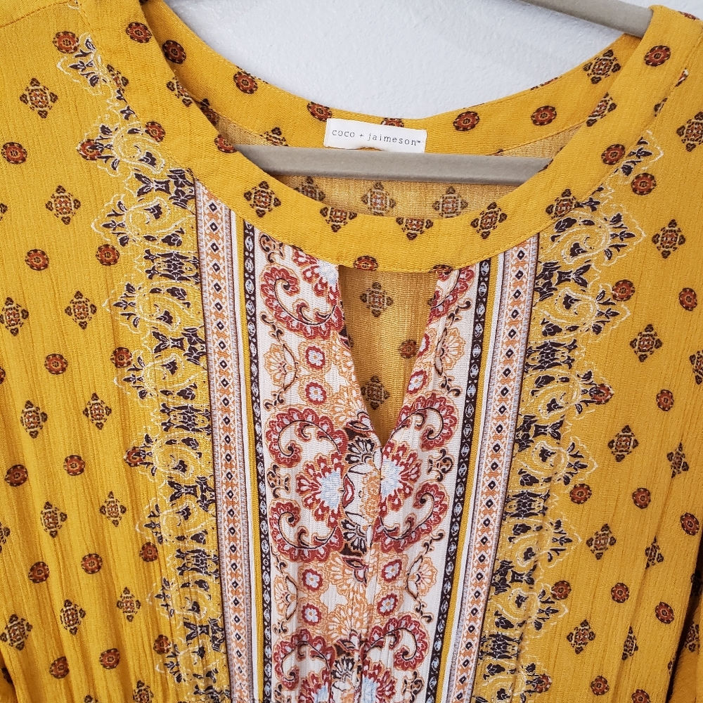 Coco+Jaimeson Large Boho Style Dress With Bell Sl… - image 2